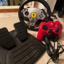 Vendora Στο κουτί του PlayStation 2 μαζί με 1 τηλεχειριστήριο, τιμονιέρα και πετάλια -vintage object shop 0f905760e9bac1421eba51321d2478c11ce9a131 xl