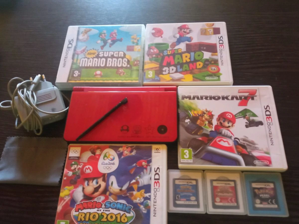 Vendora DsXL Mario όλο μαζί το πακέτο μαζί με τις Pokemon και όλα τα παιχνίδια αψογα!!! 3 Vendora DsXL Mario όλο μαζί το πακέτο μαζί με τις Pokemon και όλα τα παιχνίδια αψογα!!!