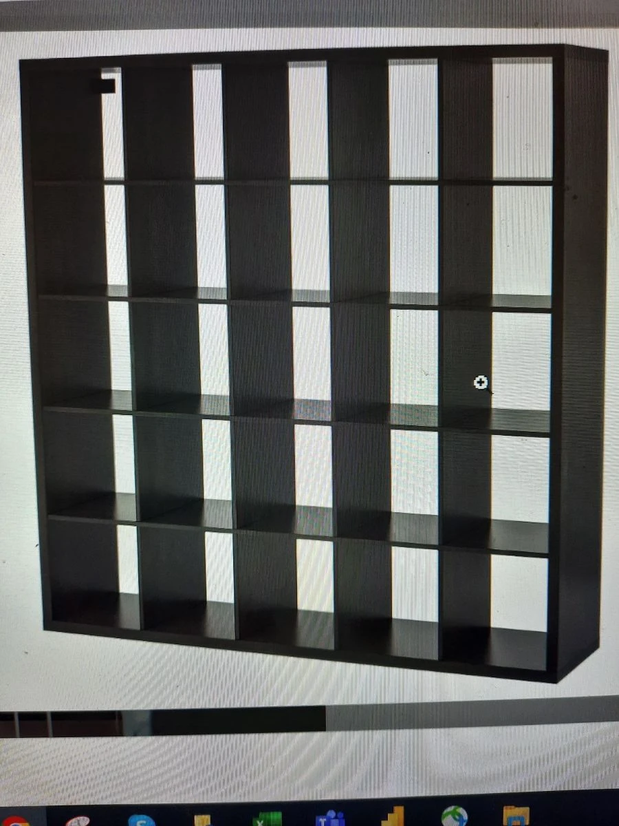 Vendora Kallax ικεα ραφιέρα 5x5, 182 Cm*182cm χρώμα καφέ ελαχιστα χρησιμοποιημένη. 3 Vendora Kallax ικεα ραφιέρα 5x5, 182 Cm*182cm χρώμα καφέ ελαχιστα χρησιμοποιημένη.