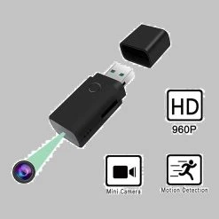Vendora Μίνι Dv Dvr Hd βιντεοκάμερα U δίσκο USB