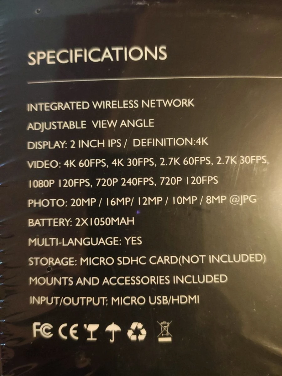 Vendora AKASO V50 ELITE ACTION CAMERA κάμερα δράσης υποβρύχια. Σαν καινούργια στο κουτί με όλα τα παρελκόμενα στο κουτί της. 7 Vendora AKASO V50 ELITE ACTION CAMERA κάμερα δράσης υποβρύχια. Σαν καινούργια στο κουτί με όλα τα παρελκόμενα στο κουτί της. - Image 5