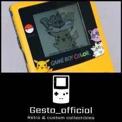 Vendora Game Boy Color LIGHT (Pokemon Pikachu Edition) & Box Gesto_official -vintage object shop 40896a559da45b0a9b2cb90a8a6b3f503d7844ef xl