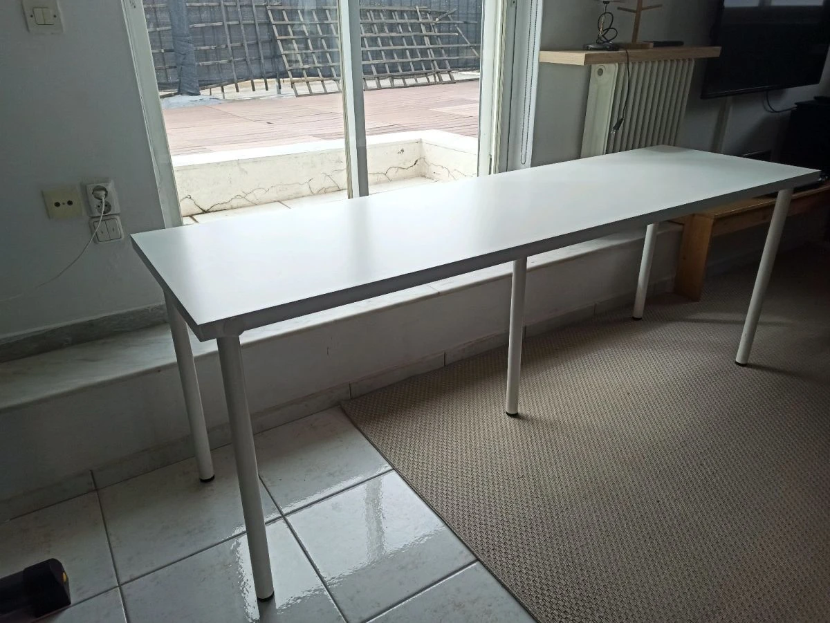 Vendora Τραπέζι ΙΚΕΑ Lagkapten/Adils 200*60εκ 3 Vendora Τραπέζι ΙΚΕΑ Lagkapten/Adils 200*60εκ