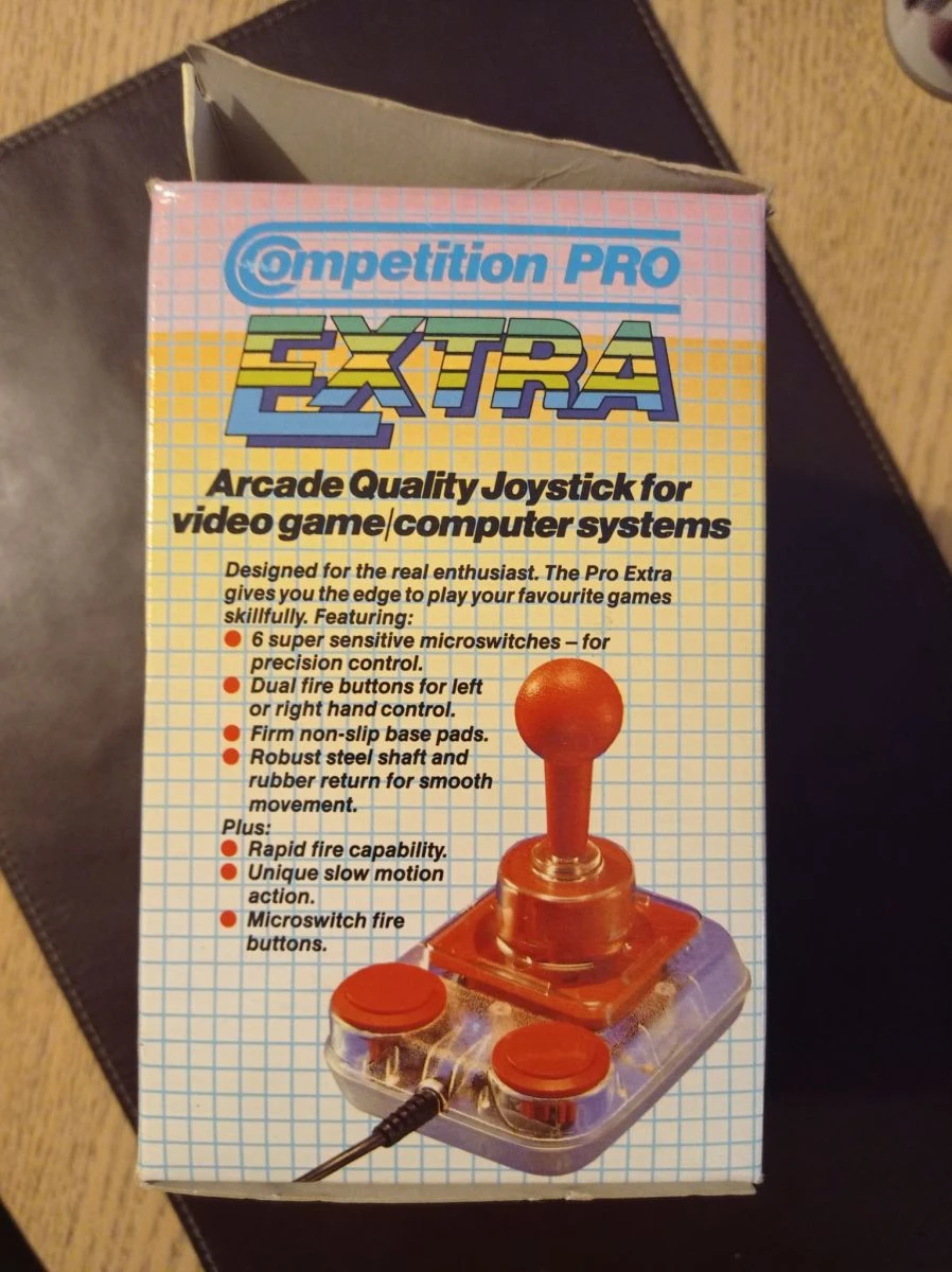 Vendora VINTAGE ΠΑΙΧΝΙΔΙ THE COMPETITION PRO EXTRA 5000 CLEAR RED CASE JOYSTICK 5 Vendora VINTAGE ΠΑΙΧΝΙΔΙ THE COMPETITION PRO EXTRA 5000 CLEAR RED CASE JOYSTICK - Image 3