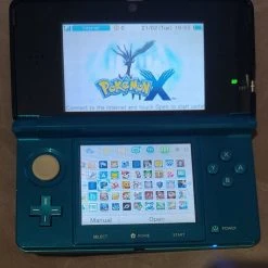 Vendora Nintendo 3DS Aqua Blue με ΟΛΑ τα POKEMON και πάρα πολλα παιχνίδια