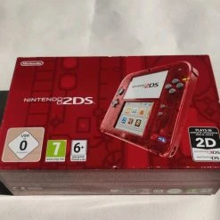 Vendora Nintendo 2DS NEW Transparent Red Σφραγισμένο