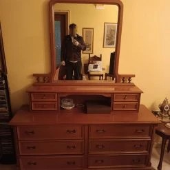 Vendora Σετ κρεβατοκάμαρας σκαλιστο ξυλο στρωμα *(δες φοτο)