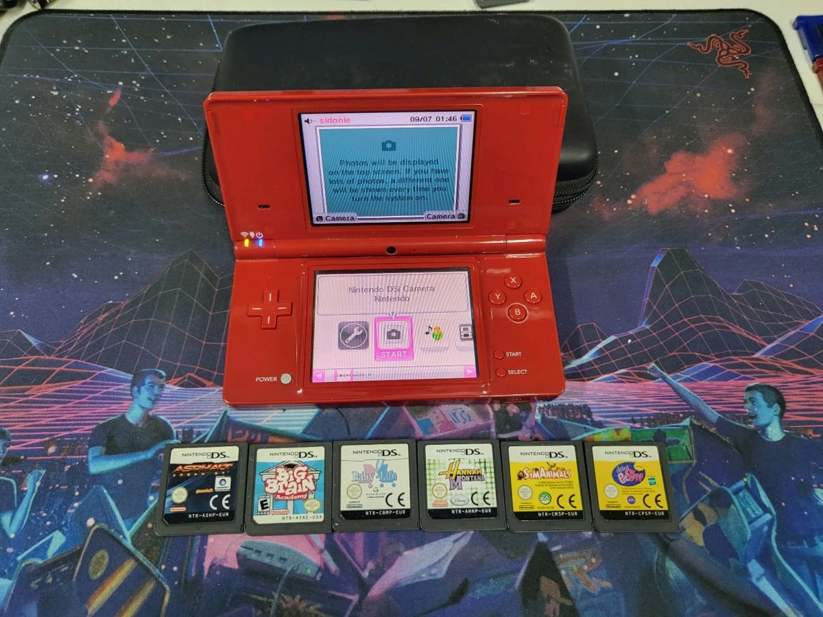 Vendora Nintendo Dsi + 6 παιχνίδια + Σκληρη Θηκη 3 Vendora Nintendo Dsi + 6 παιχνίδια + Σκληρη Θηκη