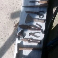 Vendora συλλογή 12 παλαιών αντικειμένων, εργαλείων του 1940, όλα μεταπολεμικά