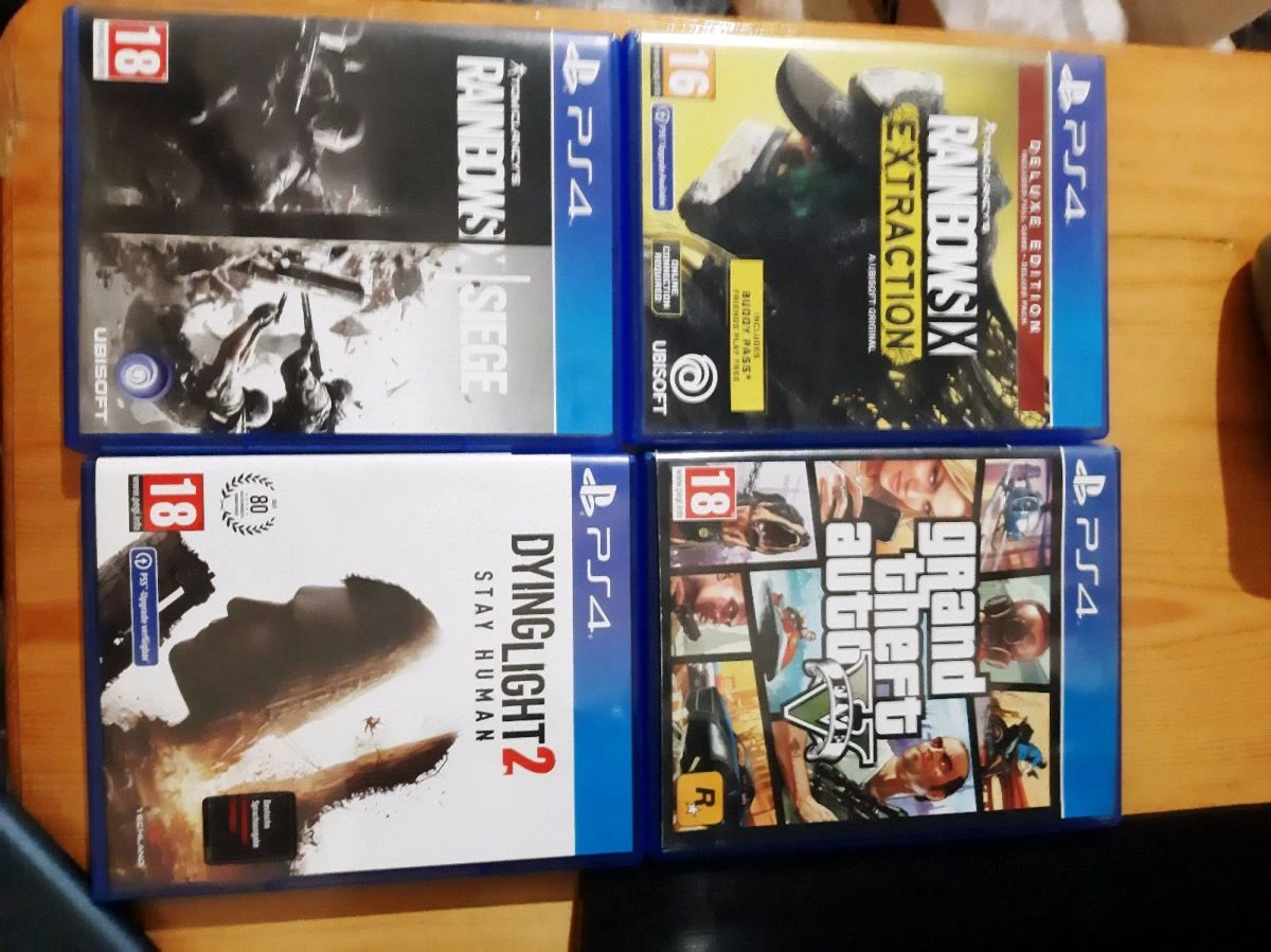 Vendora Ps4 Slim 1T Storage +χειριστήριο παραλαγης +4 παιχνιδάκια (Gta 5,Dying Light 2,Rainbow Six Siege, Rainbow Extraction) 5 Vendora Ps4 Slim 1T Storage +χειριστήριο παραλαγης +4 παιχνιδάκια (Gta 5,Dying Light 2,Rainbow Six Siege, Rainbow Extraction) - Image 3