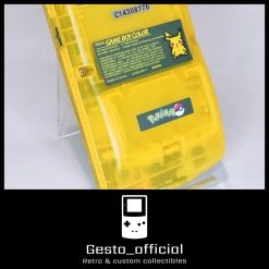 Vendora Game Boy Color Pokemon Pikachu Edition IPS XL BackLight Gesto_official -vintage object shop ba24238be238d66dc640e329614a01db025110e0 xl