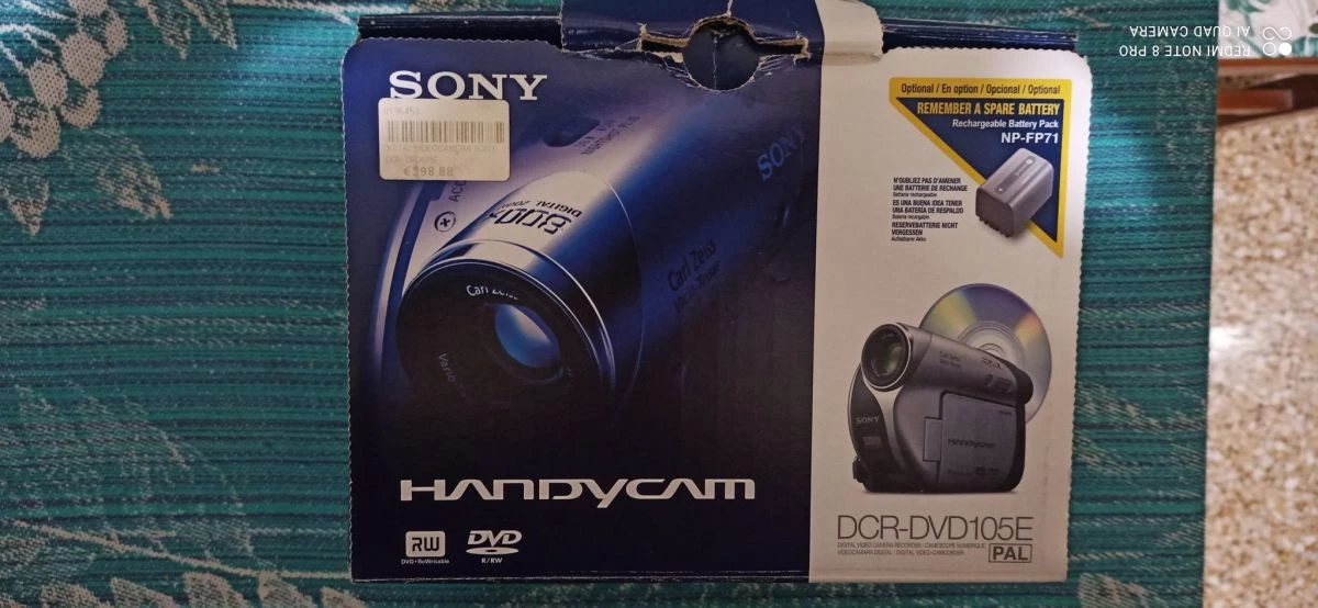 Vendora SONY HANDYCAM DVD 105E 3 Vendora SONY HANDYCAM DVD 105E