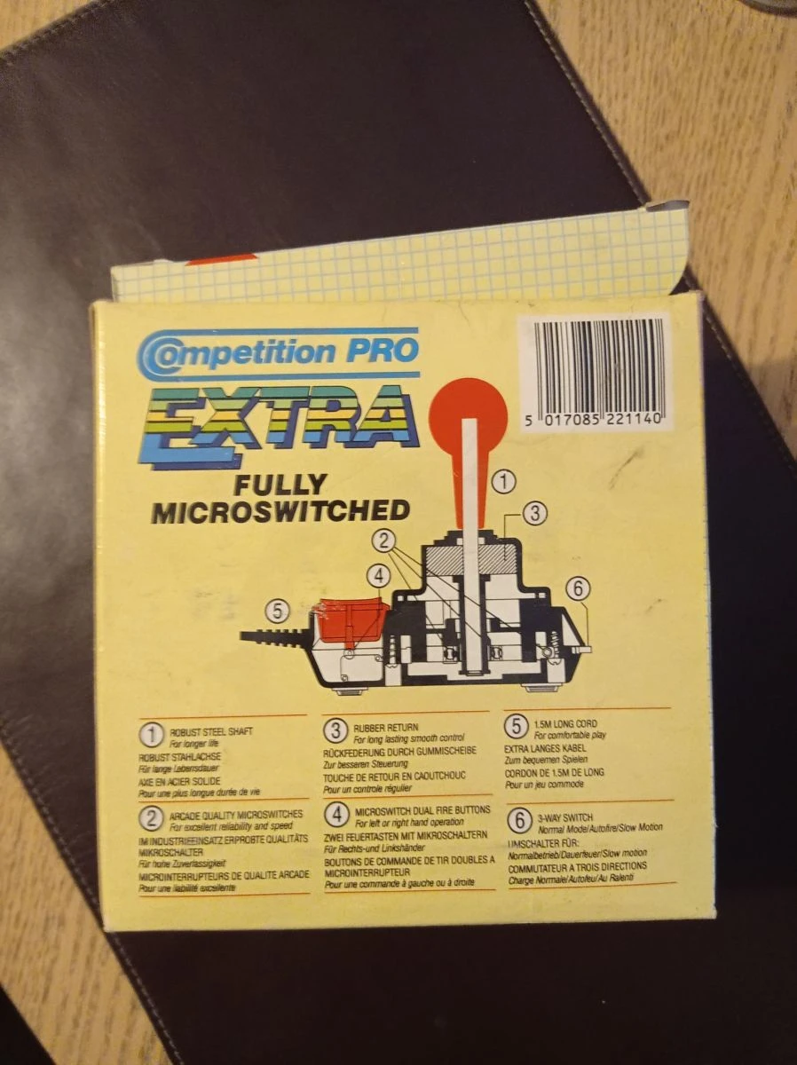 Vendora VINTAGE ΠΑΙΧΝΙΔΙ THE COMPETITION PRO EXTRA 5000 CLEAR RED CASE JOYSTICK 6 Vendora VINTAGE ΠΑΙΧΝΙΔΙ THE COMPETITION PRO EXTRA 5000 CLEAR RED CASE JOYSTICK - Image 4