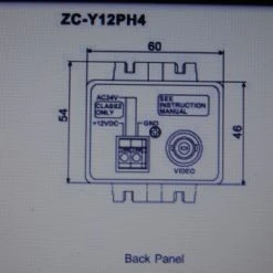Vendora ΕΓΧΡΩΜΗ ΨΗΦΙΑΚΗ ΚΑΜΕΡΑ ""GANZ"" Model ZC-Y12PH4, 1/3'' CCD, COLOR DAY/NIGHT, C Mount Lens -vintage object shop d4cc4731573a9744466f5e074b071fe2e723e59c xl