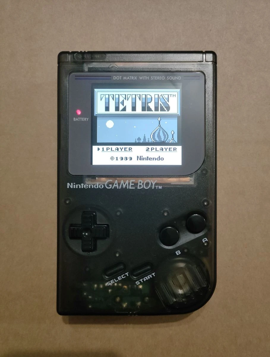 Vendora Game Boy DMG Clean Black με IPS οθόνη 3 Vendora Game Boy DMG Clean Black με IPS οθόνη