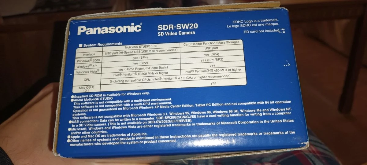 Vendora Panasonic SDR-SW20 7 Vendora Panasonic SDR-SW20 - Image 5